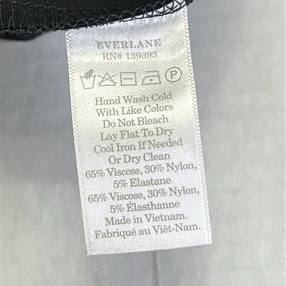 EVERLANE THE FORM MINI DRESS BACK ZIP CLOSURE BODY HUGGING FOT SIZE 0 - Picture 11 of 16